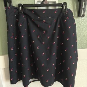 Croft & Barrow Black A-Line Knee-Length Skirt for Work